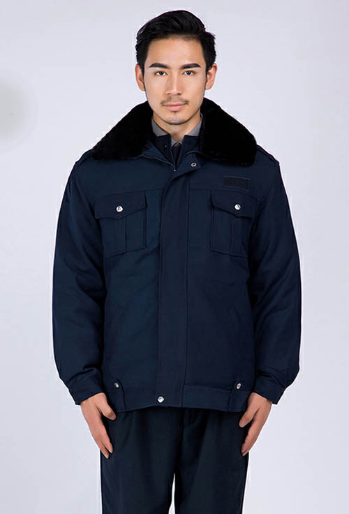 冬季加厚保安服